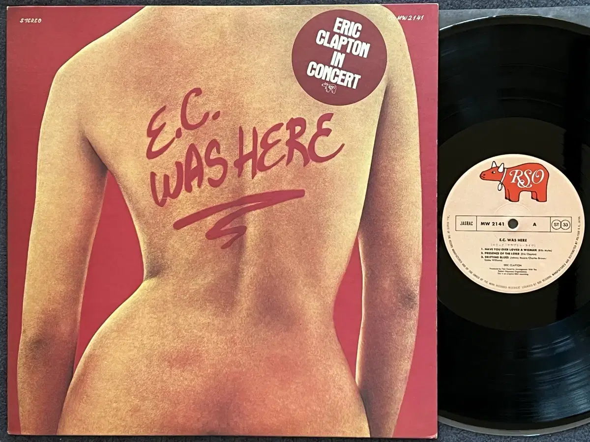 LP : Eric Clapton - E.C. Was Here